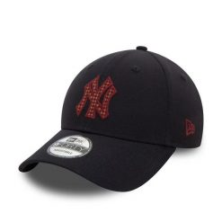 Czapka z daszkiem New York Yankees Check Infill 9Forty. Niebieskie czapki z daszkiem damskie New Era, bez wzorów. Za 126.00 zł.
