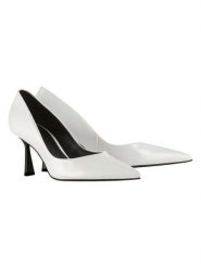 Högl Skórzane czółenka "Marilyn" w kolorze białym rozmiar: 39. Białe czółenka damskie Högl, bez wzorów, bez obcasa. Za 245.38 zł.