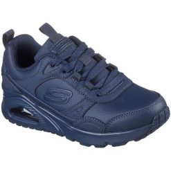 Buty sportowe damskie Skechers Uno Gen1 class Edge. Niebieskie obuwie sportowe casual damskie Skechers, z syntetyku, bez zapięcia. Za 390.00 zł.