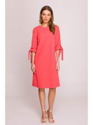 Stylove Sukienka w kolorze czerwonym rozmiar: XL. Czerwone sukienki damskie Stylove, bez wzorów, bez ramiączek. Za 202.50 zł.