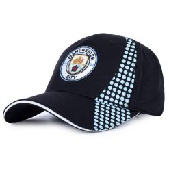 Czapka Manchester City - licencjonowana Champions League. Niebieskie czapki damskie MANCHESTER CITY, bez wzorów, z poliesteru. Za 139.00 zł.