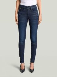 G-Star Dżinsy - Skinny fit - w kolorze granatowym rozmiar: W29/L32. Niebieskie jeansy damskie G-Star, z podwyższonym stanem. Za 314.95 zł.