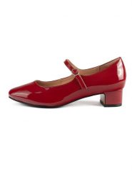 Loft37 Skórzane czółenka "Fall In Love" w kolorze czerwonym rozmiar: 38. Czerwone czółenka damskie loft37, bez wzorów, bez obcasa. Za 390.92 zł.