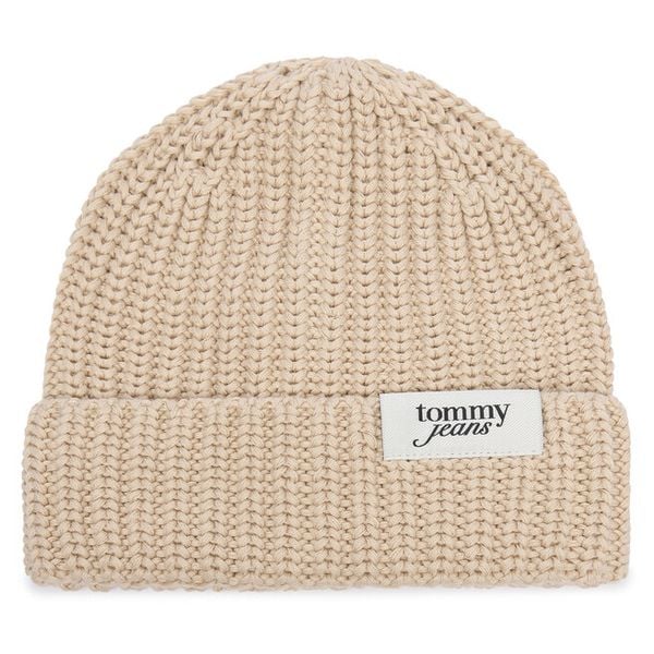 Czapka Tommy Hilfiger. Białe czapki damskie Tommy Hilfiger, na zimę, bez wzorów. Za 189.99 zł.
