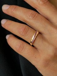 OR Carats Złoty pierścionek z kamieniami szlachetnymi rozmiar: 56. Czerwone pierścionki damskie OR Carats, z rubinem, złote. Za 1,043.99 zł.