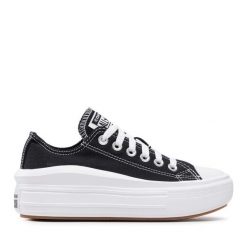 Trampki Converse. Czarne trampki damskie Converse, bez wzorów, bez zapięcia. Za 339.99 zł.