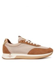 Weekend Max Mara Sneakersy 2615761054650 Brązowy. Brązowe obuwie sportowe damskie Weekend Max Mara, ze skóry, bez zapięcia. Za 879.99 zł.