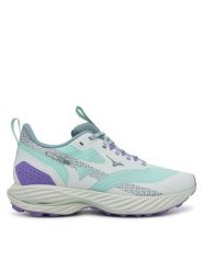 Mizuno Buty do biegania Wave Rider Tt 2 J1GD2432 Niebieski. Niebieskie obuwie sportowe damskie Mizuno, z materiału, bez zapięcia, do biegania. Za 379.99 zł.