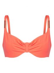 Chantelle Góra od bikini Icon C16VM0 Koralowy. Pomarańczowe bikini Chantelle, bez wzorów, z syntetyku. Za 419.99 zł.
