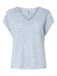 Pieces Sweter w kolorze błękitnym rozmiar: M. Niebieskie swetry klasyczne damskie Pieces, m, bez kołnierzyka. Za 90.95 zł.