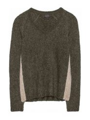 Herrlicher Sweter w kolorze khaki rozmiar: XS. Brązowe swetry klasyczne damskie Herrlicher, xs, ze splotem, bez kołnierzyka. Za 65.85 zł.