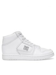 DC Shoes Sneakersy MANTECA 4 HI ADJS100164-WS4 Biały. Białe obuwie sportowe damskie DC Shoes, ze skóry, bez zapięcia. Za 209.99 zł.