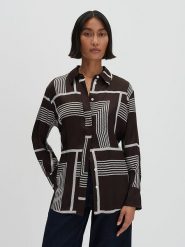 Someday Bluzka w kolorze brązowo-białym rozmiar: 36. Białe bluzki damskie someday., bez wzorów, z wiskozy, bez kołnierzyka, bez ramiączek. Za 195.99 zł.