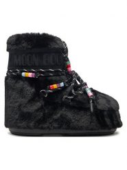 Moon Boot Śniegowce 80D1409470 Czarny. Czarne śniegowce damskie Moon Boot, z materiału. Za 1,619.00 zł.