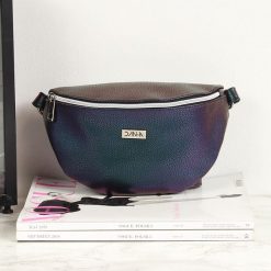 Skórzana saszetka nerka damska kameleon DAN-A T441. Nerki i saszetki damskie DAN-A, bez wzorów, ze skóry. Za 159.99 zł.