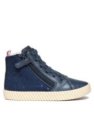 Geox Sneakersy J Mirroless Girl J46MNA 0AUAJ C4002 M Granatowy. Niebieskie buty sportowe dziewczęce Geox, ze skóry, bez zapięcia. Za 179.99 zł.