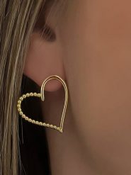 ÔNESSA Kolczyki-wkrętki rozmiar: onesize. Żółte kolczyki damskie ÔNESSA, z mosiądzu. Za 92.21 zł.