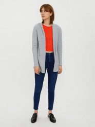 Vero Moda Kardigan "Doffy" w kolorze szarym rozmiar: XXL. Szare kardigany damskie Vero Moda, xxl, bez wzorów. Za 79.21 zł.