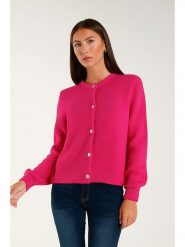 Tamba Kardigan w kolorze różowym rozmiar: 36/38. Różowe kardigany damskie Tamba, bez wzorów, z wełny. Za 149.66 zł.