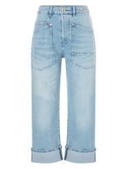 MAC Dżinsy "Baggy" - Comfort fit - w kolorze błękitnym rozmiar: 36. Niebieskie jeansy damskie MAC, z podwyższonym stanem. Za 295.99 zł.