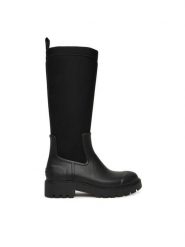 Calvin Klein Kalosze YW0YW02002 Czarny. Czarne kalosze damskie Calvin Klein, bez wzorów, z materiału. Za 559.99 zł.
