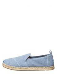 TOMS Espadryle "Alpargata Rope - Slub Chambray" w kolorze błękitnym rozmiar: 36,5. Niebieskie espadryle damskie TOMS, bez wzorów, bez obcasa. Za 74.63 zł.