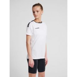 Hummel KOSZULKA DAMSKA T-shirt hmlAUTHENTIC POLY JERSEY WOMAN. Niebieskie koszulki damskie Hummel, s, bez wzorów, z jersey, bez kołnierzyka, bez ramiączek. Za 85.00 zł.