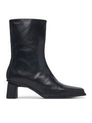 Vagabond Shoemakers Botki Elvina 6258-101-20 Czarny. Czarne botki damskie Vagabond Shoemakers, bez obcasa, na słupku, bez zapięcia. Za 779.99 zł.