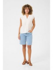 Cream Bluzka w kolorze kremowym rozmiar: 38. Brązowe bluzki damskie Cream, bez wzorów, bez kołnierzyka, bez ramiączek. Za 86.99 zł.