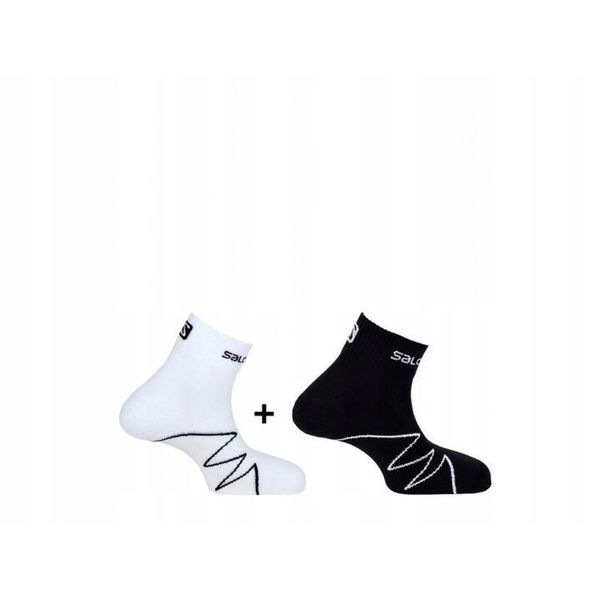 Skarpety dla dorosłych do biegania Salomon XA PRO 2 pary. Białe skarpetki damskie Salomon, bez wzorów. Za 45.00 zł.
