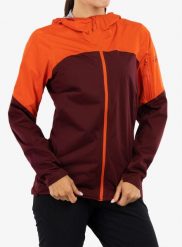 Kurtka biegowa damska Rab Kinetic Ultra Jacket. Czerwone kurtki damskie RAB, l, bez wzorów, z materiału, bez kaptura. Za 828.20 zł.