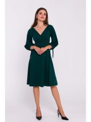 Stylove Sukienka w kolorze ciemnozielonym rozmiar: M. Zielone sukienki damskie Stylove, bez wzorów, bez ramiączek. Za 280.45 zł.