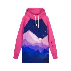 Bluza outdoorowa z kapturem damska DEEP TRIP Milky Way softshell. Czerwone bluzy damskie DEEP TRIP, na zimę, s, bez wzorów, z softshellu, z kapturem. Za 499.00 zł.
