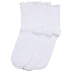 Skarpetki Urban Classics Ruffle (x3). Białe skarpetki damskie Urban Classics, bez wzorów. Za 102.00 zł.