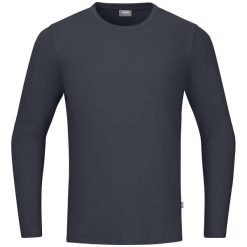 Koszulka z długim rękawem Jako Organic. Brązowe koszulki damskie JAKO, bez wzorów, z bawełny, bez kołnierzyka, bez ramiączek. Za 155.50 zł.