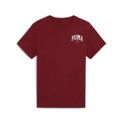 Puma Koszulka Squad Small Graphic 68277313. Czerwone bluzki damskie Puma, bez wzorów, sportowe, bez kołnierzyka, bez ramiączek. Za 73.99 zł.