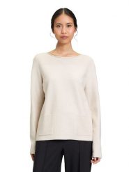 Betty Barclay Sweter w kolorze kremowym rozmiar: 42. Brązowe swetry klasyczne damskie Betty Barclay, ze splotem, bez kołnierzyka. Za 130.99 zł.