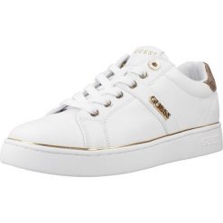 Buty GUESS FLFBTZ ELE12 Biały. Białe kapcie damskie Guess, z syntetyku, bez zapięcia. Za 531.90 zł.