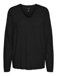 Vero Moda Sweter w kolorze czarnym rozmiar: M. Czarne swetry klasyczne damskie Vero Moda, m, bez kołnierzyka. Za 79.21 zł.