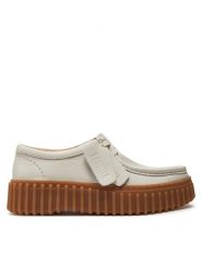 Clarks Półbuty Torhill Bee 26172085 Écru. Półbuty damskie Clarks, bez wzorów, ze skóry, bez obcasa, na płaskiej podeszwie, bez zapięcia. Za 329.99 zł.