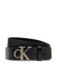 Calvin Klein Pasek Damski K60K612289 Czarny. Czarne paski damskie Calvin Klein, bez wzorów, ze skóry. Za 239.99 zł.