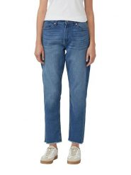 S.Oliver Dżinsy - Mom fit - w kolorze niebieskim rozmiar: 34. Niebieskie jeansy damskie S.Oliver. Za 130.99 zł.