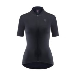 Koszulka rowerowa damska Quest Racing Aero. Czarne koszulki damskie Quest, m, bez wzorów, bez kołnierzyka, bez ramiączek. Za 239.99 zł.