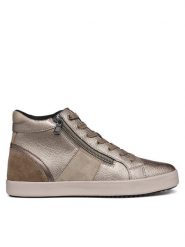Geox Sneakersy D Blomiee D366HD 02N22 C6029 Beżowy. Brązowe obuwie sportowe damskie Geox, ze skóry, bez zapięcia. Za 309.99 zł.