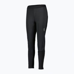 Spodnie do biegania damskie SCOTT Endurance Gore-Tex Windstopper. Czarne spodnie dresowe damskie Scott, bez wzorów, z dresówki. Za 479.99 zł.