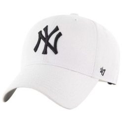 Czapka Z Daszkiem MLB New York Yankees. Białe czapki z daszkiem damskie 47 Brand, bez wzorów. Za 146.99 zł.