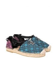 Liu Jo Espadryle "Vera 02" | SA2277 TX021 | Kobieta | Niebieski, Różowy. Czerwone espadryle damskie Liu Jo, bez wzorów, ze skóry, bez obcasa. W wyprzedaży za 349.00 zł.