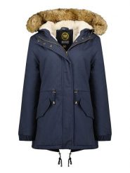 Maison Montaigne Parka "Ampumai" w kolorze granatowym rozmiar: L. Niebieskie parki damskie Maison Montaigne, l, bez kaptura. Za 206.42 zł.