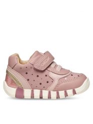 Geox Sneakersy B Iupidoo Girl B5658B 0DHBC C8A2U Różowy. Czerwone buty sportowe dziewczęce Geox, ze skóry, bez zapięcia. Za 249.99 zł.