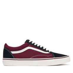 Tenisówki Vans. Czerwone trampki damskie Vans, bez wzorów, bez zapięcia. Za 369.99 zł.